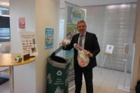 Steve Russell recycling plastic wrap